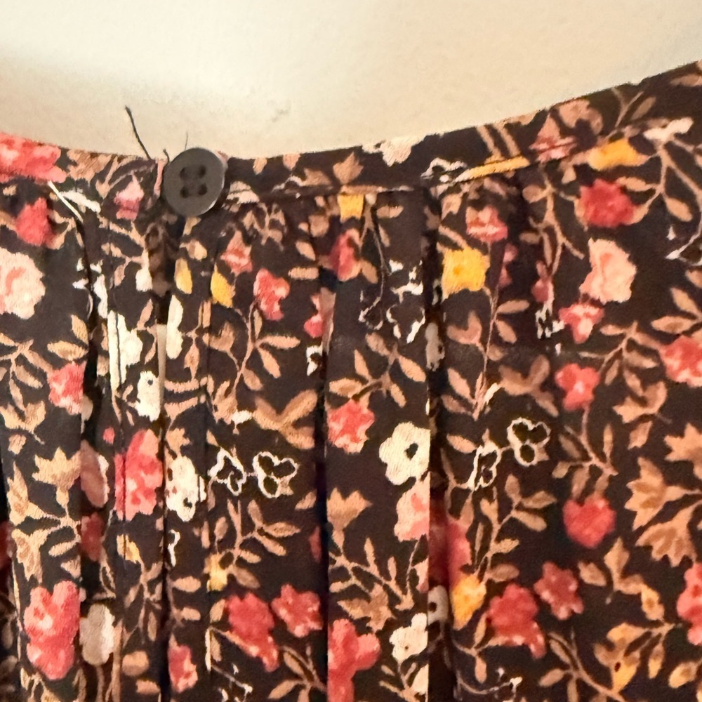 Max Studio Floral Long Sleeve Blouse Size XS - Picture 7 of 9